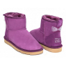 UGG CLASSIC MINI CRYSTAL BOW PURPLE