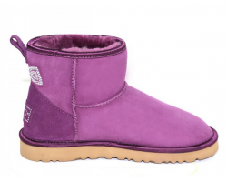 UGG CLASSIC MINI CRYSTAL BOW PURPLE