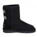 UGG CLASSIC SHORT CRYSTAL BOW BLACK