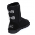 UGG CLASSIC SHORT CRYSTAL BOW BLACK