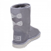 UGG CLASSIC SHORT CRYSTAL BOW GREY