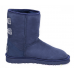 UGG CLASSIC SHORT CRYSTAL BOW NAVY