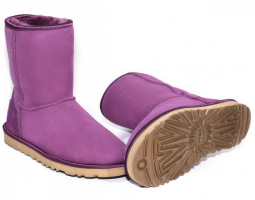   UGG CLASSIC SHORT CRYSTAL BOW PURPLE