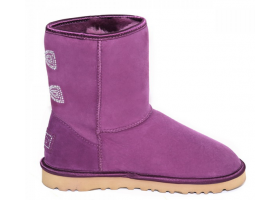   UGG CLASSIC SHORT CRYSTAL BOW PURPLE