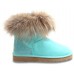 UGG FOX FUR AQUAS