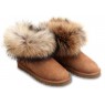 UGG FOX FUR CHESTNUT