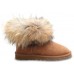 UGG FOX FUR CHESTNUT