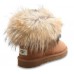 UGG FOX FUR CHESTNUT