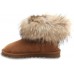 UGG FOX FUR CHESTNUT