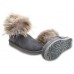 UGG FOX FUR GREY