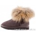 UGG FOX FUR MINI CHOCOLATE