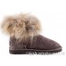 UGG FOX FUR MINI CHOCOLATE