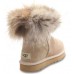 UGG FOX FUR SAND