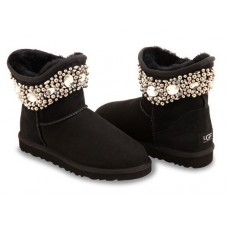 UGG & JIMMY CHOO CRYSTALS BLACK