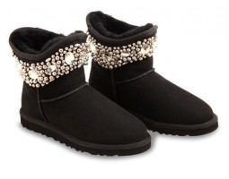 UGG & JIMMY CHOO CRYSTALS BLACK