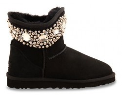 UGG & JIMMY CHOO CRYSTALS BLACK