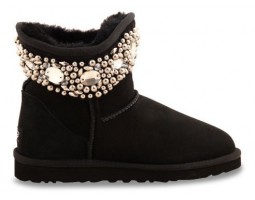 UGG & JIMMY CHOO CRYSTALS BLACK