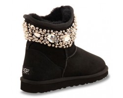 UGG & JIMMY CHOO CRYSTALS BLACK