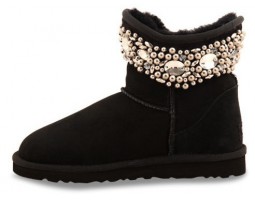 UGG & JIMMY CHOO CRYSTALS BLACK