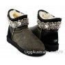 UGG & JIMMY CHOO CRYSTALS BOMBER BLACK