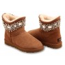 UGG & JIMMY CHOO CRYSTALS CHESTNUT