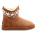 UGG & JIMMY CHOO CRYSTALS CHESTNUT