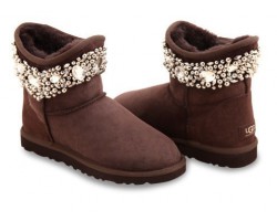 UGG & JIMMY CHOO CRYSTALS CHOCOLATE