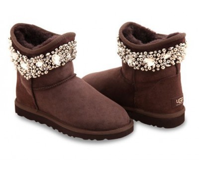 UGG & JIMMY CHOO CRYSTALS CHOCOLATE