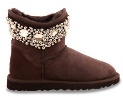 UGG & JIMMY CHOO CRYSTALS CHOCOLATE