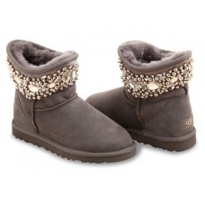 UGG & JIMMY CHOO CRYSTALS GREY