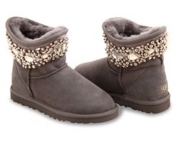 UGG & JIMMY CHOO CRYSTALS GREY