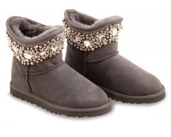 UGG & JIMMY CHOO CRYSTALS GREY