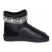 UGG & JIMMY CHOO CRYSTALS METALLIC BLACK