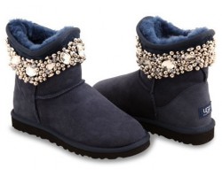 UGG & JIMMY CHOO CRYSTALS NAVY