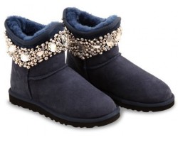 UGG & JIMMY CHOO CRYSTALS NAVY