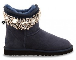 UGG & JIMMY CHOO CRYSTALS NAVY