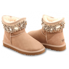 UGG & JIMMY CHOO CRYSTALS SAND