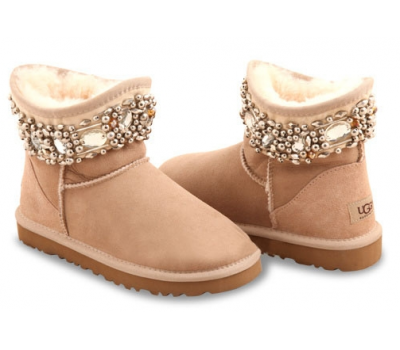 UGG & JIMMY CHOO CRYSTALS SAND