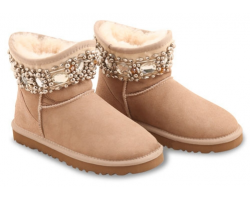 UGG & JIMMY CHOO CRYSTALS SAND