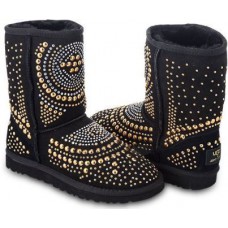 UGG & JIMMY CHOO MANDAH BLACK