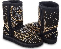 UGG & JIMMY CHOO MANDAH BLACK