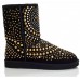 UGG & JIMMY CHOO MANDAH BLACK