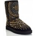 UGG & JIMMY CHOO MANDAH BLACK