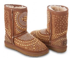 UGG & JIMMY CHOO MANDAH CHESTNUT