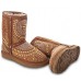 UGG & JIMMY CHOO MANDAH CHESTNUT