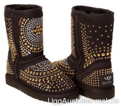 UGG & JIMMY CHOO MANDAH CHOCOLATE