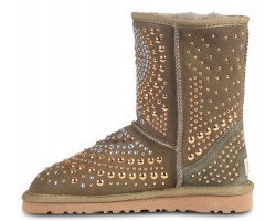 UGG & JIMMY CHOO MANDAH OLIVE GREEN