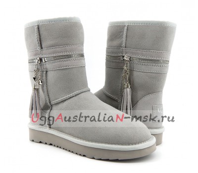 UGG & JIMMY CHOO ZIPPER GREY VIOLET