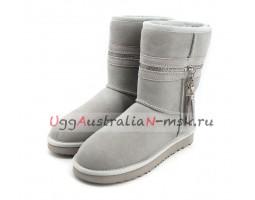 UGG & JIMMY CHOO ZIPPER GREY VIOLET