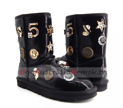 UGG & JIMMY CHOO 5 TH AVENUE LUCKY BLACK